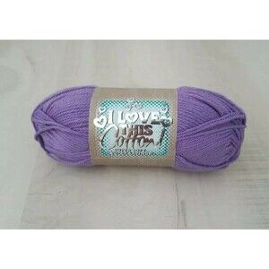 I Love This Yarn Super Soft Super Savings Purple 100% Cotton 3.5 ounces New